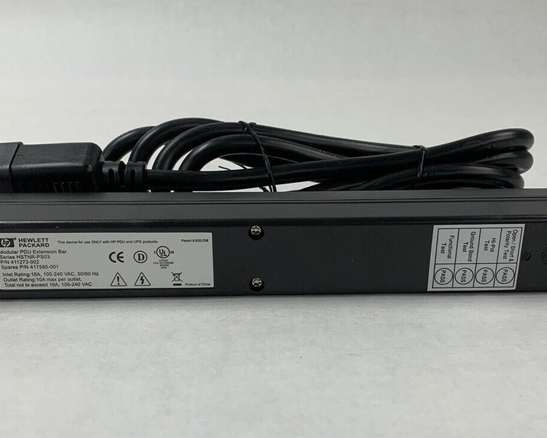 HP HSTNR-PS03 Modular PDU Extension Bar