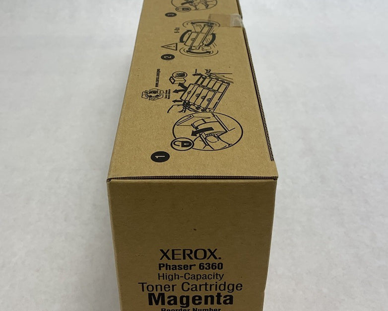 Xerox Phaser 6360 High-Capacity Magenta Toner Cartridge (Lot of 2)