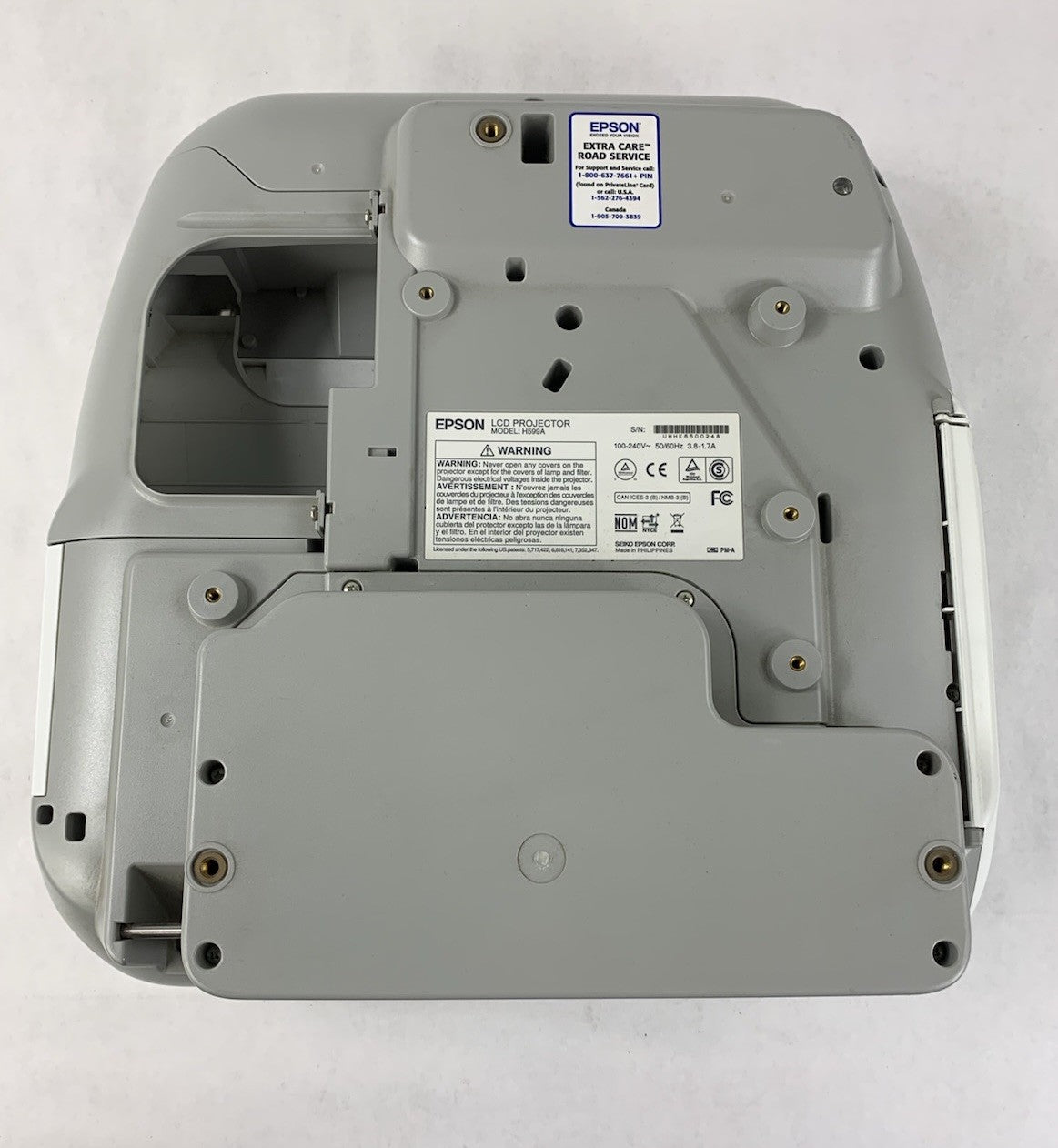Epson BrightLink 595Wi H599A LCD Lamp Projector 2669 Lamp Hours - No Remote6