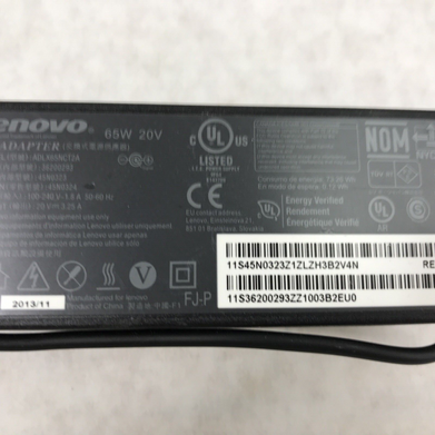 Lot of 10 Lenovo ADLX65NCT2A Thinkpad Laptop Charger AC Adapter 20V 3.25A 65W