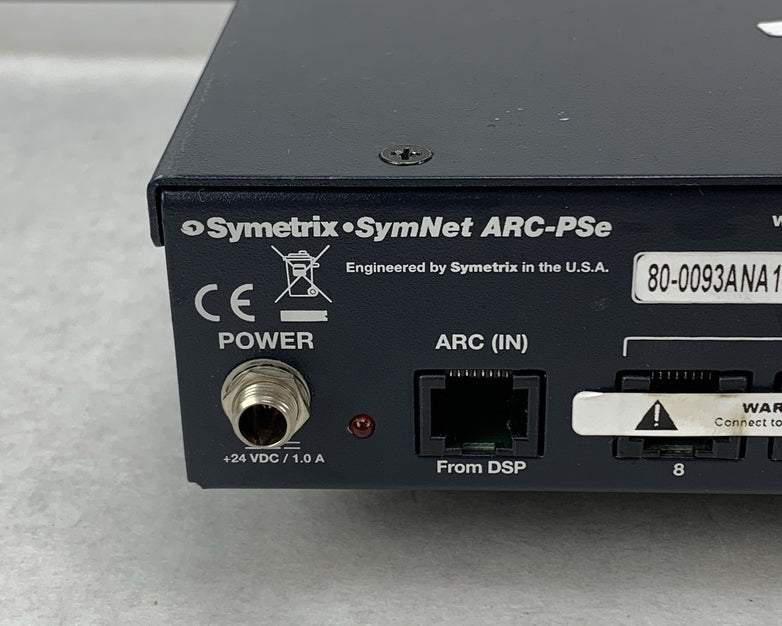 Symetrix ARC-PSe Rack Mount Wall Tested No Power Supply