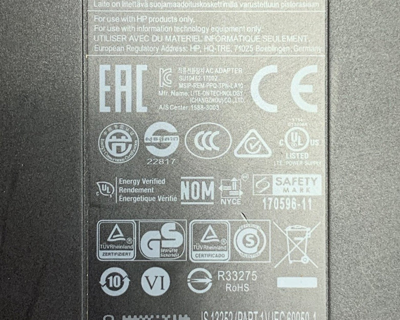 HP TPN-LA10 19.5V 11.8A 230W AC Adapter Power Supply