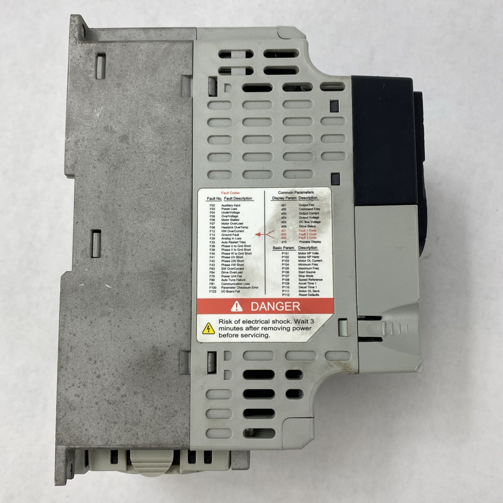 Allen Bradley Power Flex 22F-D6P0N103  Untested Parts or Repair4