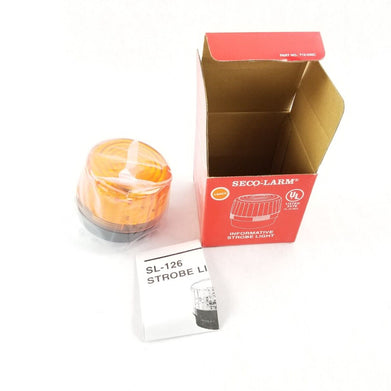 Seco-Larm SL-126 Informative Strobe Light Amber (Lot of 4)