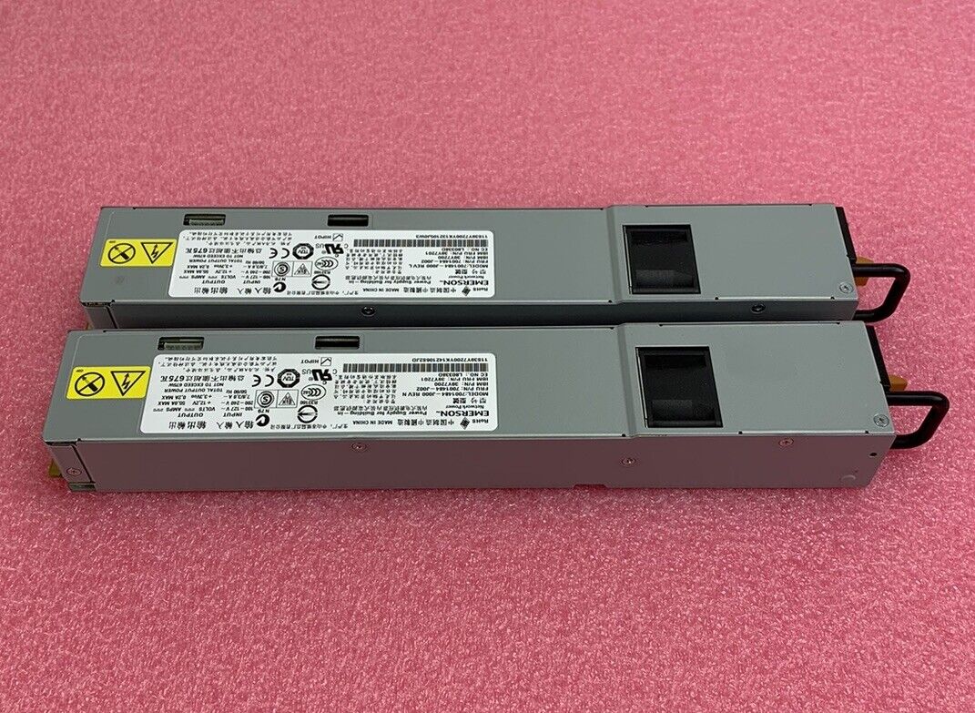 Emerson 7001484-J000 REV L / REV N Server Power Supplies (Lot of 2)