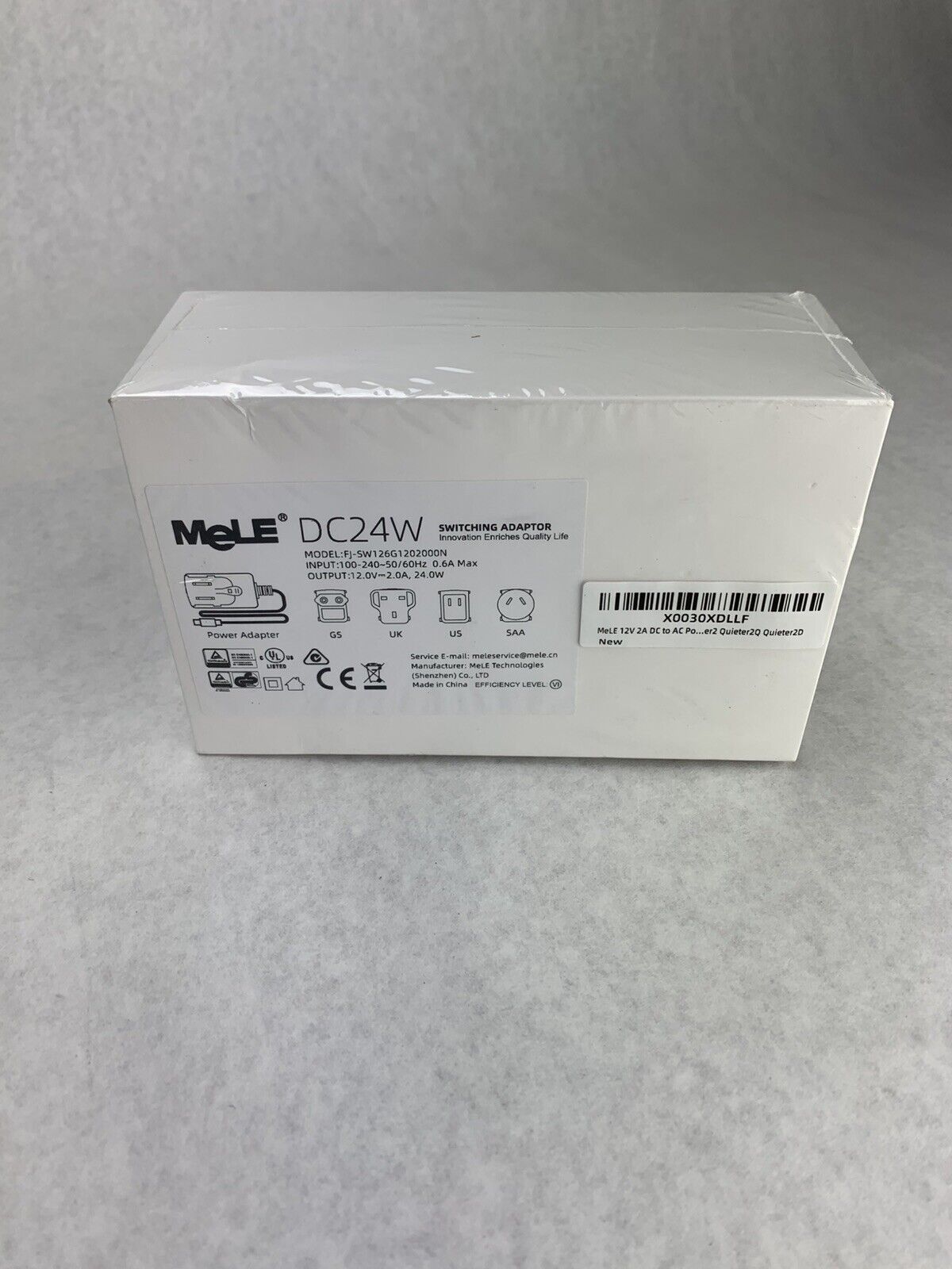 Mele FJ-SW126G1202000N Switching Adapter DC24W 12V