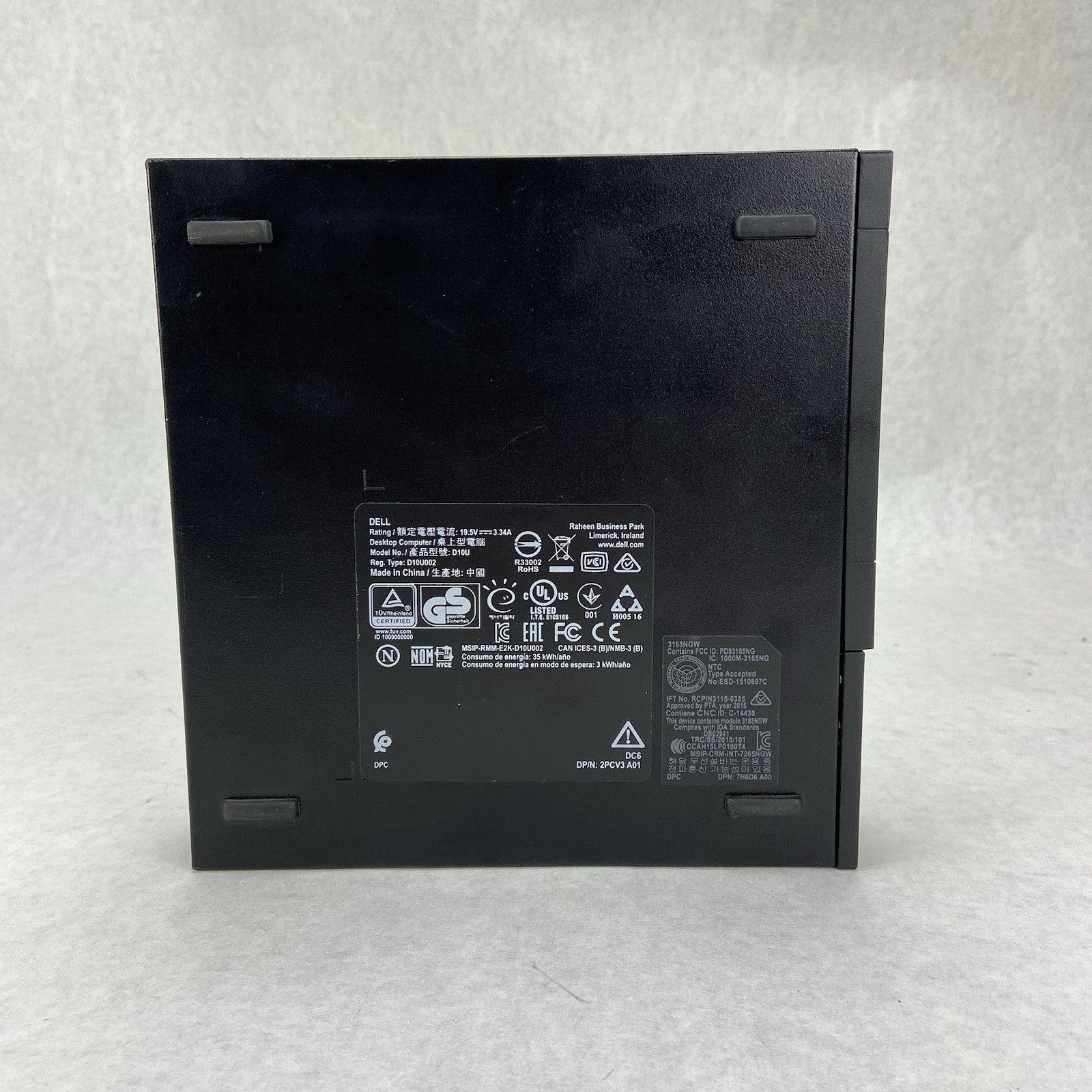 Dell Optiplex 3050 Micro Intel Core i5-7500T 2.7GHz 8GB RAM No HDD No OS4