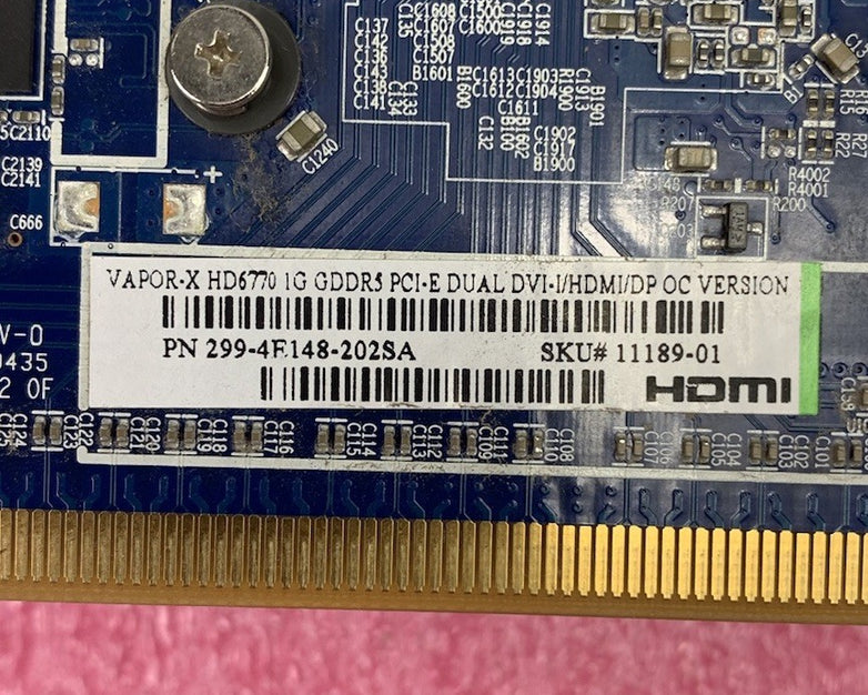 Vapor-X Radeon HD 6770 ATI 1GB GDDR5 Video Graphics Card