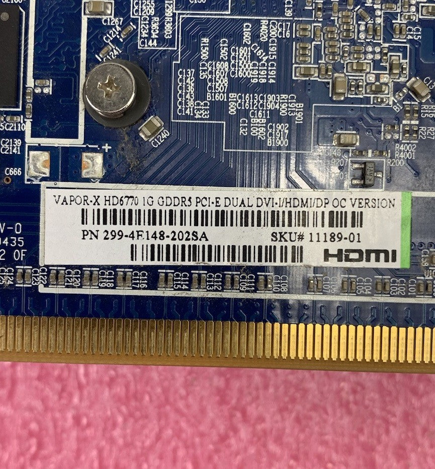 Vapor-X Radeon HD 6770 ATI 1GB GDDR5 Video Graphics Card