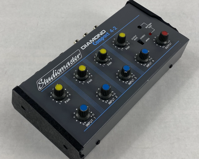 Studiomaster Diamond Compact 4-2 Audio Mixer - Parts or Repair