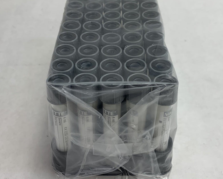 Vacuette 454297 4ml FX Sodium Flouride / Potassium Oxalate 50pcs Tubes - Empty