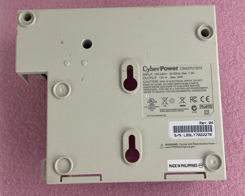 CyberPower CSN27U12V-NA2 Power Supply Power Tested No Battery No Power Cord