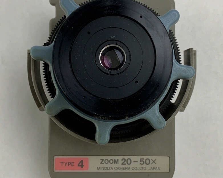 Minolta Camera Type 4 Zoom 20-50X DM38 Vintage OEM