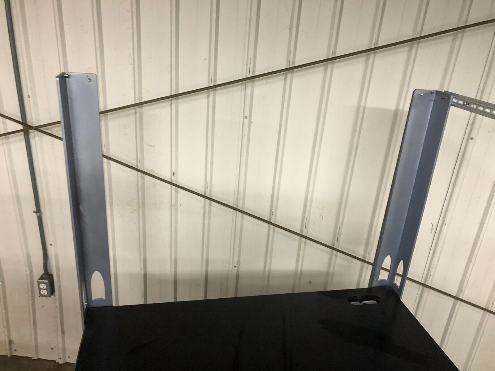 Unbranded Balance Medical Lab Rolling Work Table w/ Ergotron Mount 40"x40"x40"