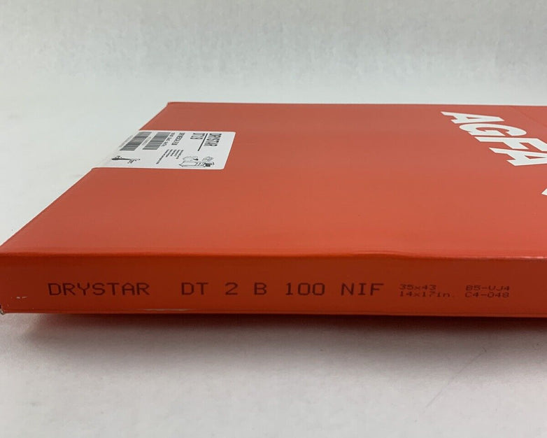 AGFA DT2B Drystar Dry Medical Film 10X12 100 Count New Sealed OEM