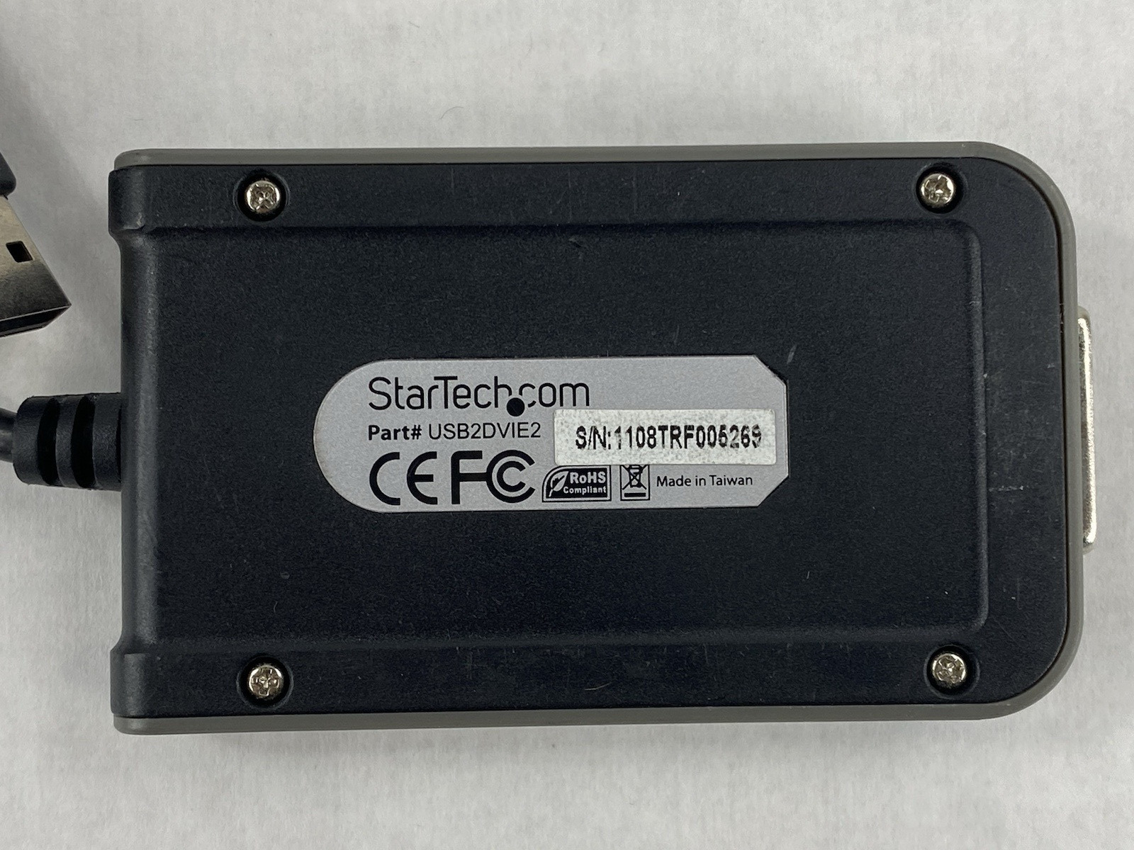 StarTech USB2DVIE2 USB 2.0 to DVI Adapter Lot of 5