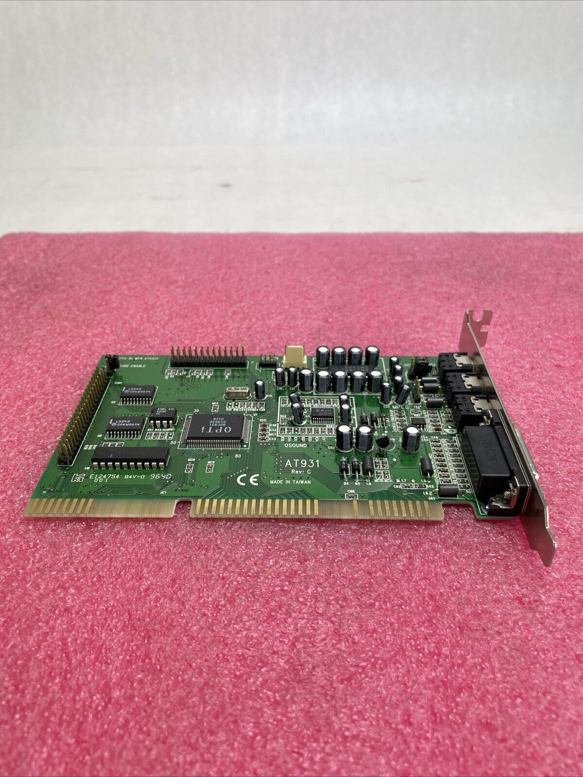 Opti AT931 Rev C ISA Sound Card