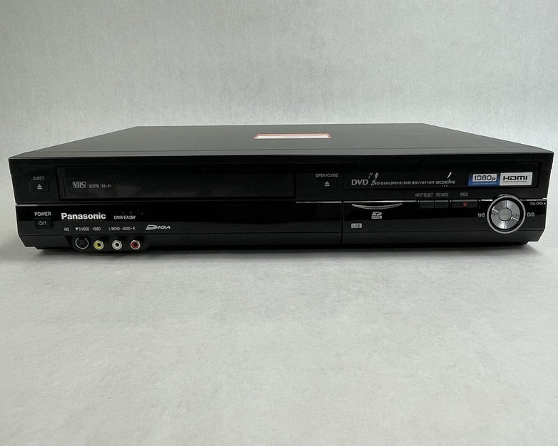 Panasonic DMR-EA38V DVD Recorder VCR Combo HDMI 1080p Tested No Power Cord
