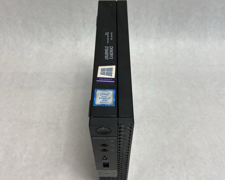 Dell Optiplex 7070 Micro Intel Core i7-9700T 2GHz 8GB RAM No AC/HDD/OS