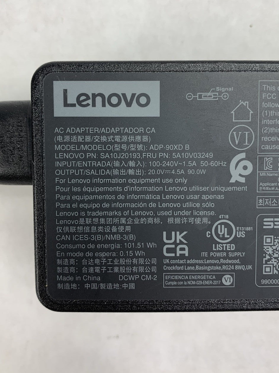 Lenovo ADP-90XD B 90W 20V 4.5A AC Adapter Power Supply (Lot of 3)