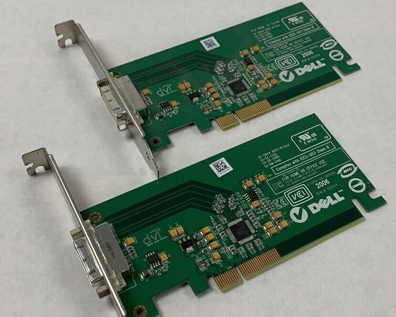 Dell 0KH276 E-G900-04-2600 Sil 1364A DVI AGP Video Graphics FFF GPU (Lot of 2)
