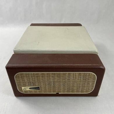 Symphonic Model 1707 Portable Stereo Record Player Broken Tonearm Tested