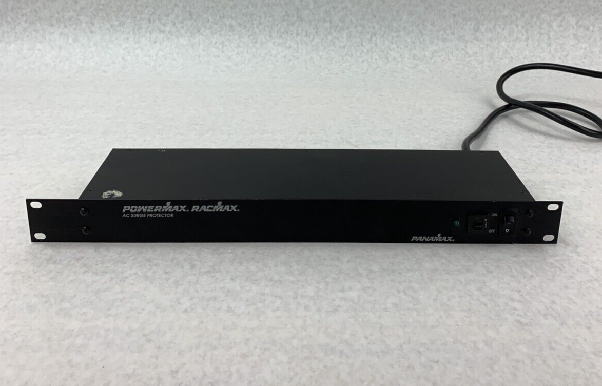 PanaMax PowerMaxx RacMax 8 AC Outlets 120 VAC 60 HZ 15 AMPS 330V Suppression