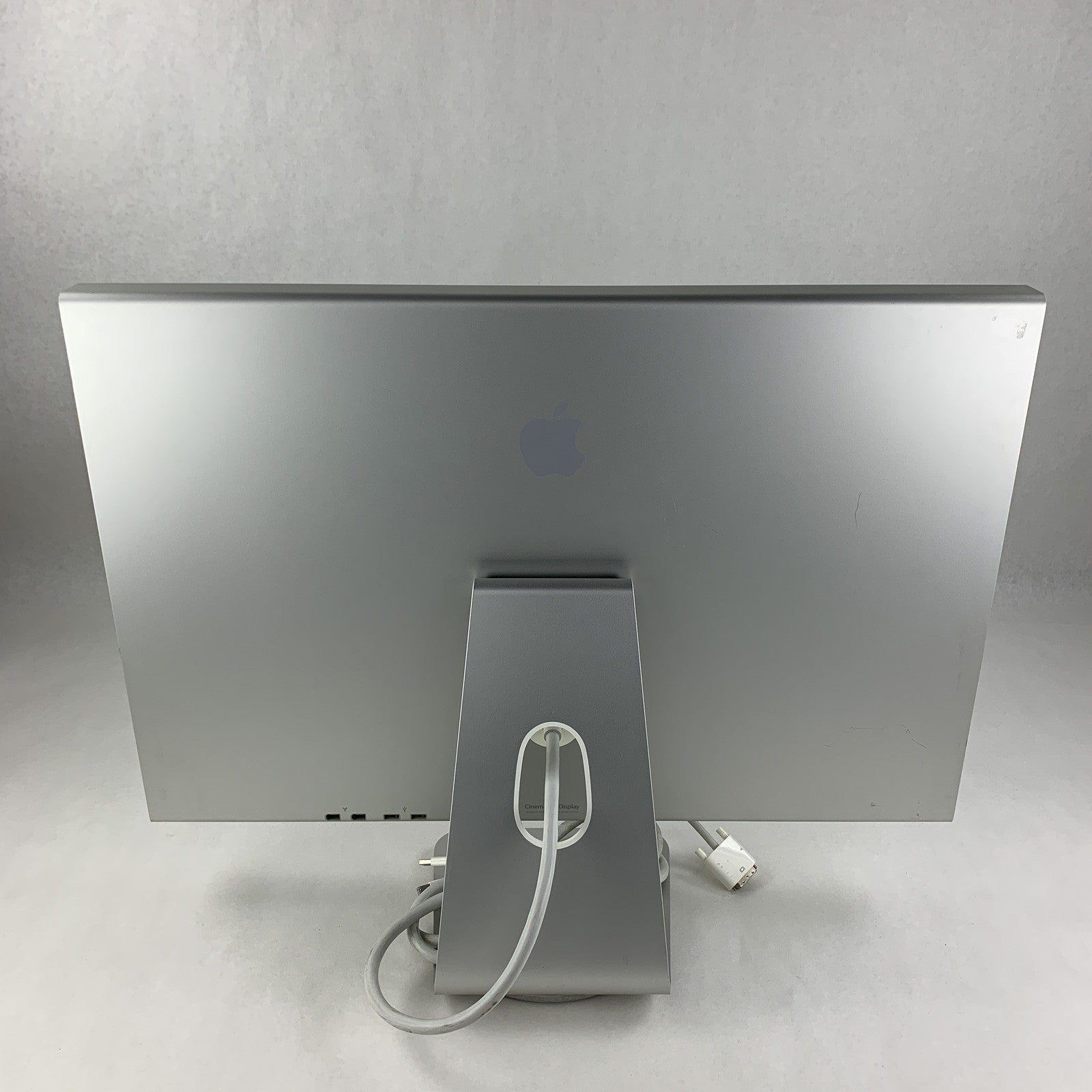 Apple Cinema Display A1083 30" Monitor Tested w/ Cords No Power Supply Scuff