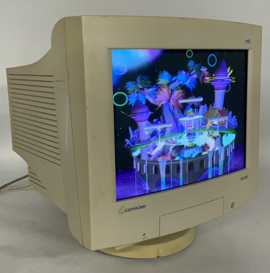 Gateway CPD-GF250T CRT Monitor 85HZ Tested0