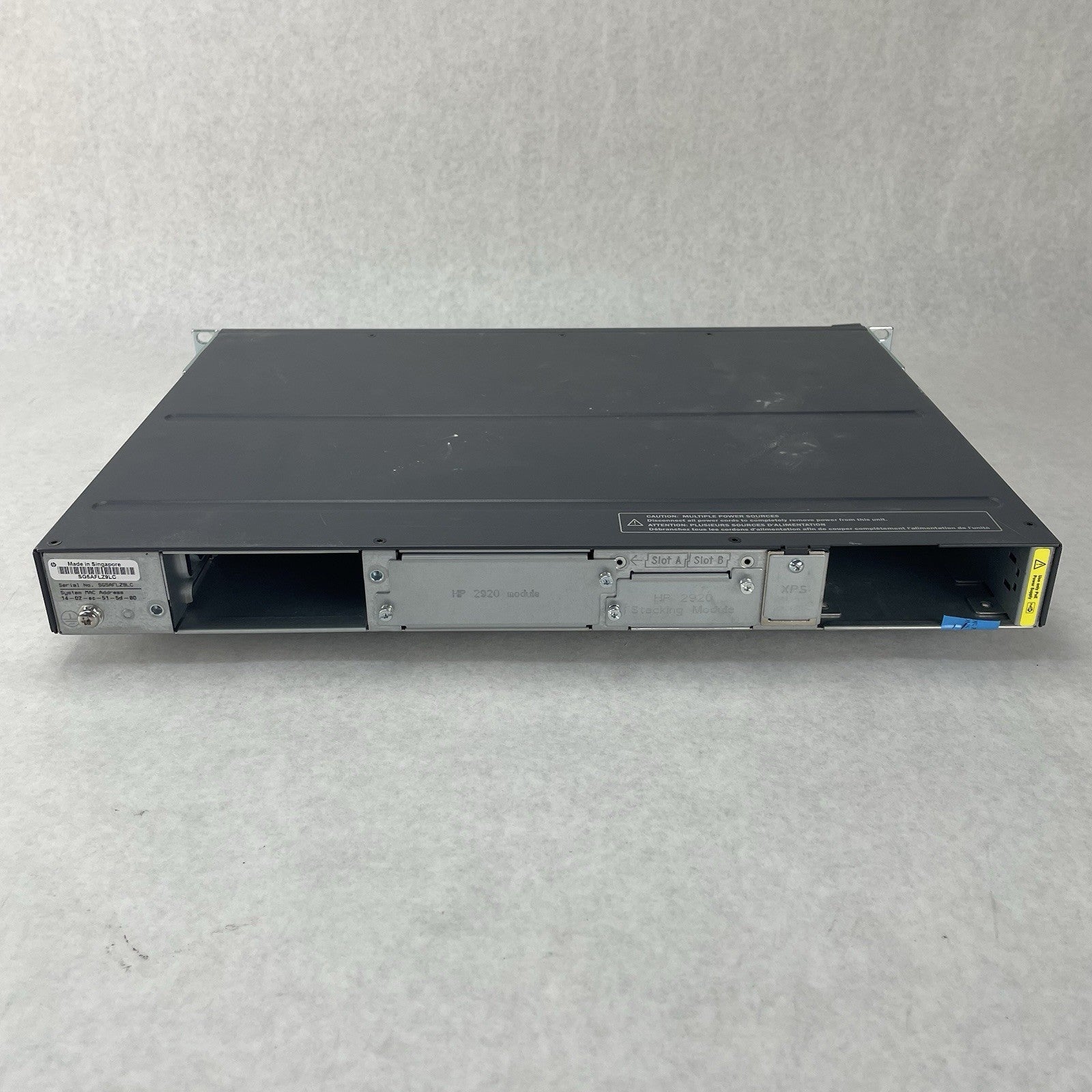 HP 2920-48G PoE+ J9729A 48-Port Gigabit Ethernet Switch No PS Tested & Reset6