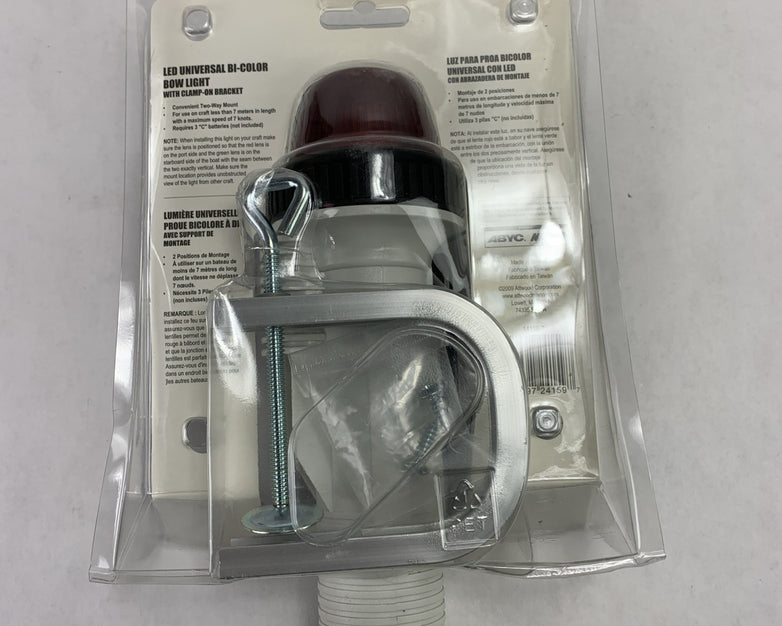 Attwood 14159-7 LED Universal Bi-Color Bow Light with Clamp-on Bracket