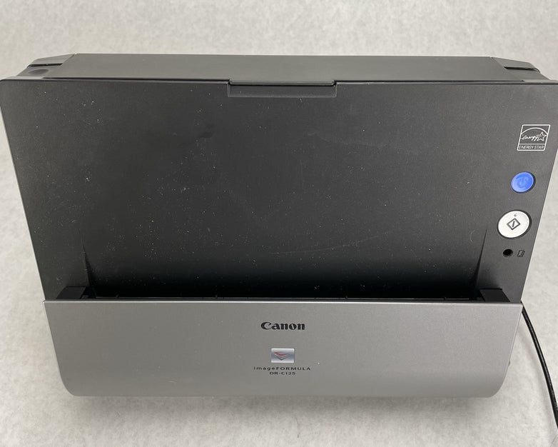Canon ImageFormula DR-C125 Color Duplex Scanner M111081 w/ AC Adapter Untested