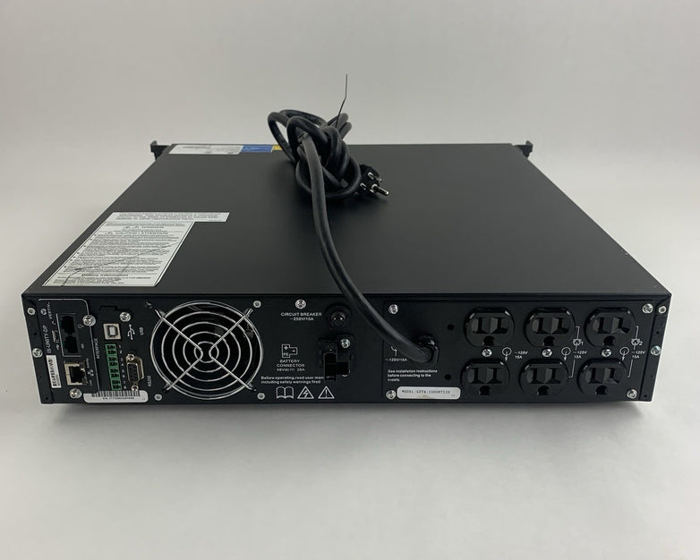 Liebert Vertiv GXT4-1500RT120 GXT4 1500VA Tested No Battery w/ IS-UNITY-DP