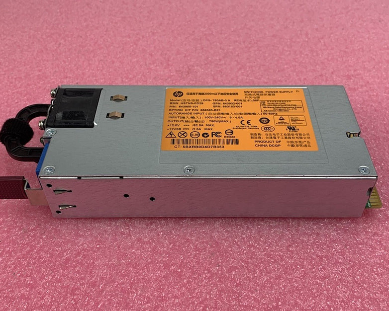 HP DPS-750AB-3 A HSTNS-PD29 750W Switching Power Supply (Lot of 2)