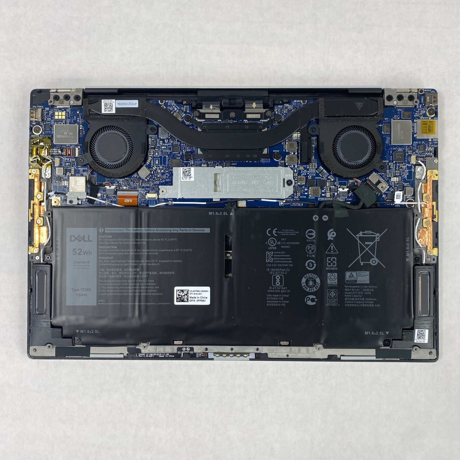 Dell XPS 13 9300 Core i3-1005G1 1.20 GHz 8 GB RAM 13.4" No HDD No OS