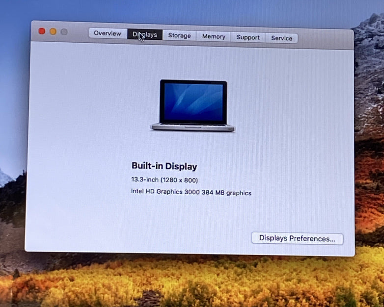 Apple MacBook Pro A1278 2011 13" 2.3GHz i5 4GB RAM 320GB HDD os10.13.6 794Cycles