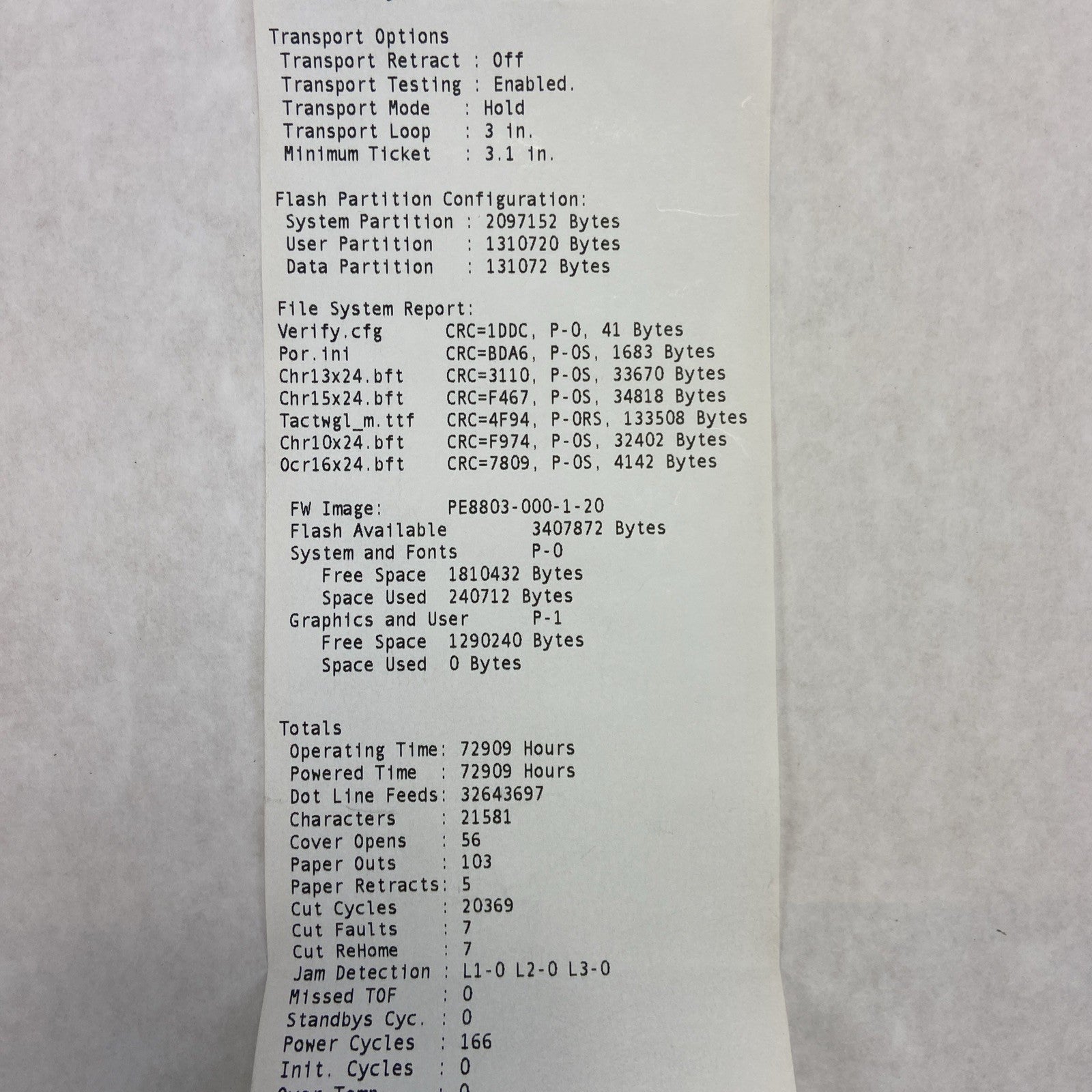 TRANSACT Technologies EPIC 880 Thermal Receipt Kiosk Printer Ithaca PcOS