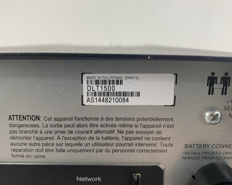 APC DLT1500 SmartConnect 1500VA 120V Uninterruptable UPS Tested AP9630 No Batts