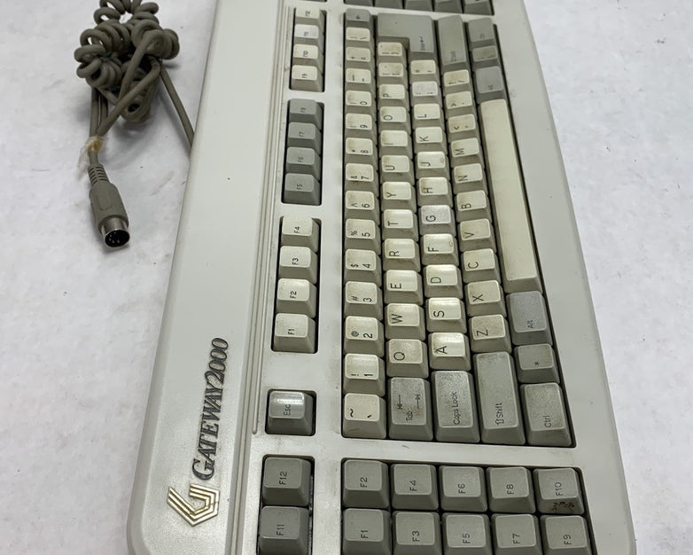 Gateway 2000 AnyKey 2189014-00-211 Vintage Mechanical Keyboard - Bad Spacebar