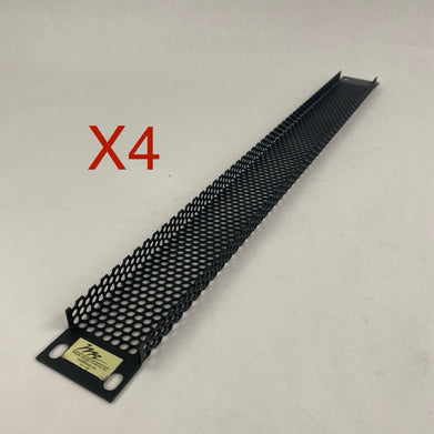 Middle Atlantic 1SP Rack Vent Panels VT1 Perforated Vent No Hardware Lot of 4