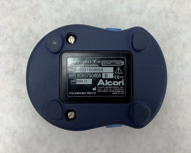 Alcon Infiniti Vision System Remote Control 8065750468 Untested