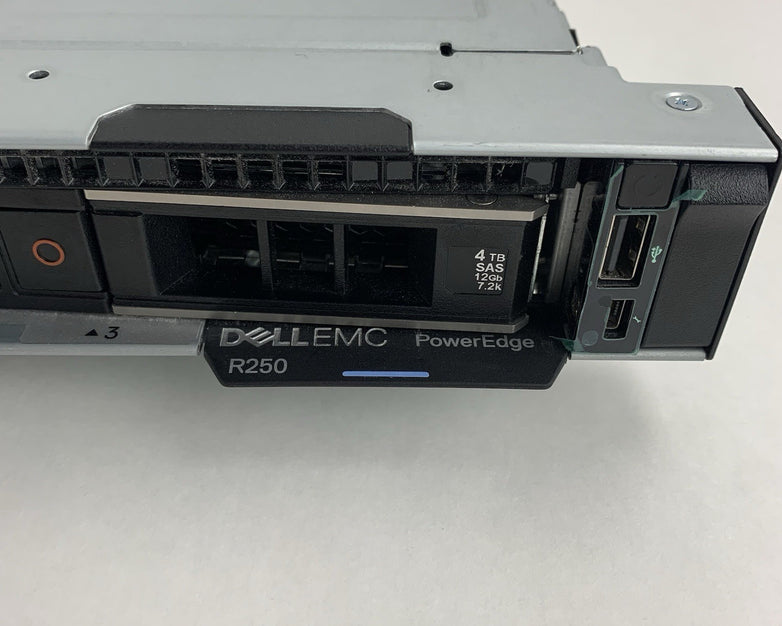 Dell PowerEdge R250 1U Server 1x Xeon E-2324G 3.1 GHz 16 GB Ram No OS No HDD