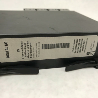 GE Multilin Digital I/O 6S UR 6SH, 2 Form A Outputs 4, Form C, 4 Contact