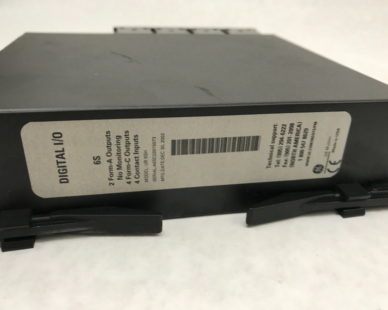 GE Multilin Digital I/O 6S UR 6SH, 2 Form A Outputs 4, Form C, 4 Contact