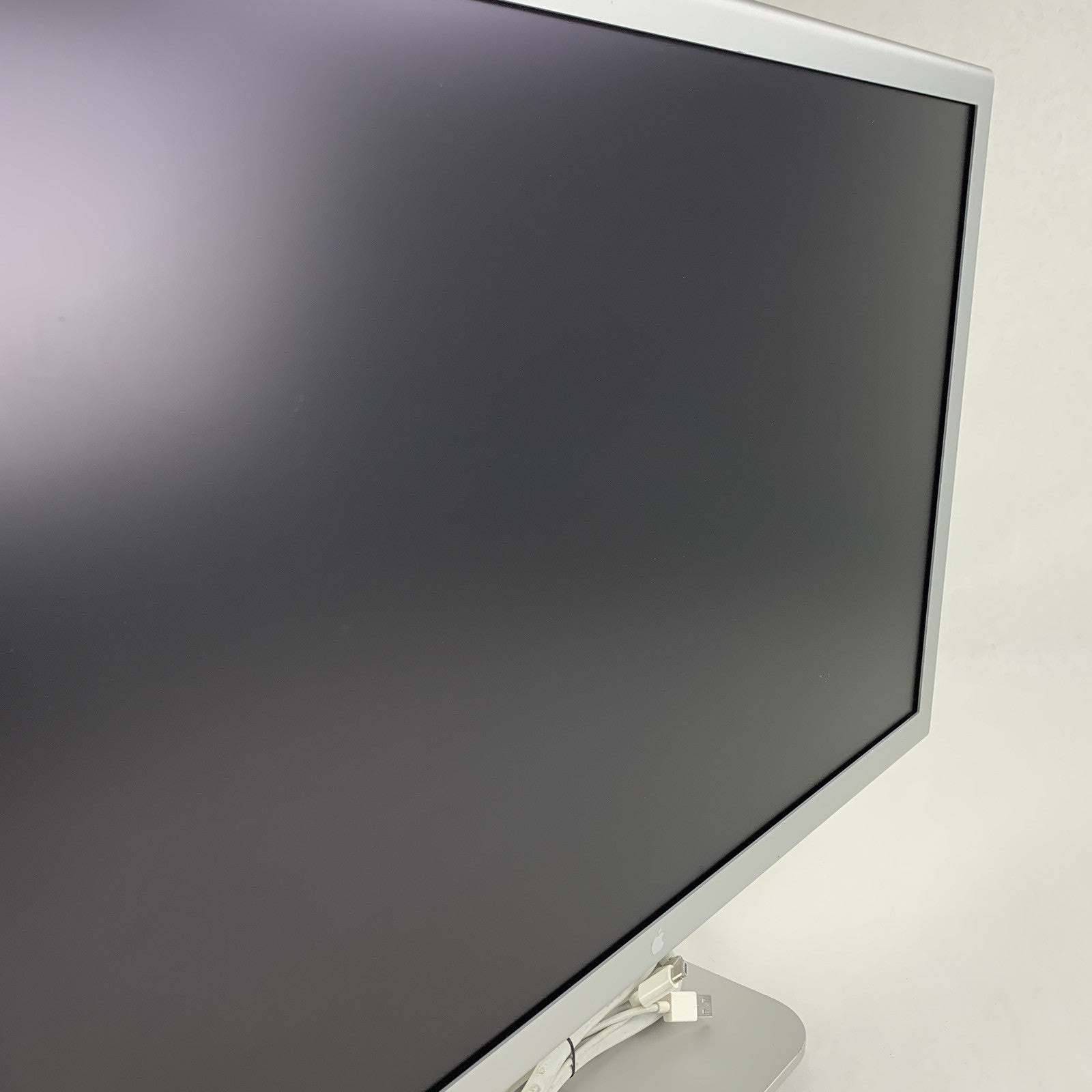 Apple Cinema Display A1083 30" Monitor Tested w/ Cords No Power Supply Scuff