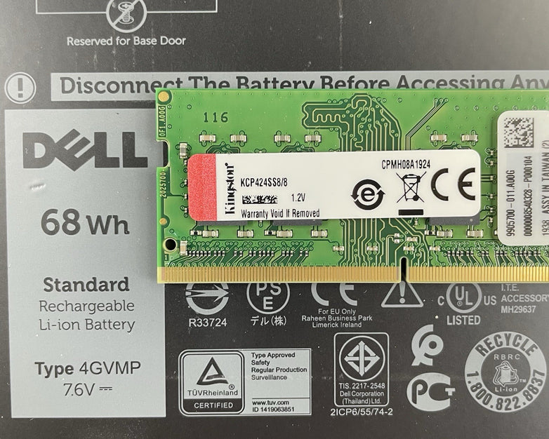 Dell Latitude 5500 15.6" i5-8265U 1.60 GHz 8 GB RAM No SSD/OS/AC