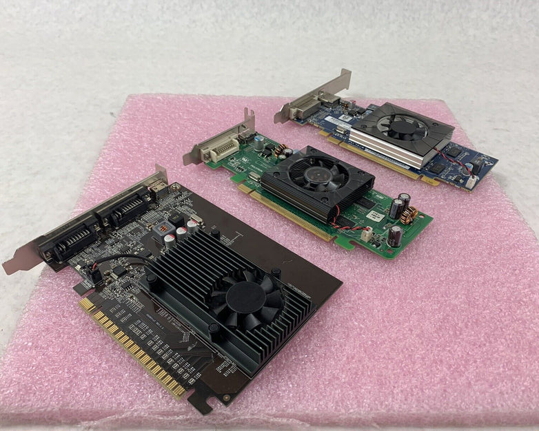 Mix of 3 Various HDMI/DVI GPUs GeForce GT520 Radeon HD6450 Radeon HD3450