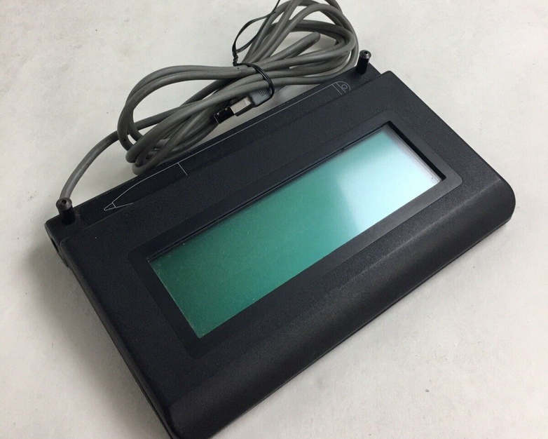 Topaz Signature Pad T-L462-HSB Tested No Stylus