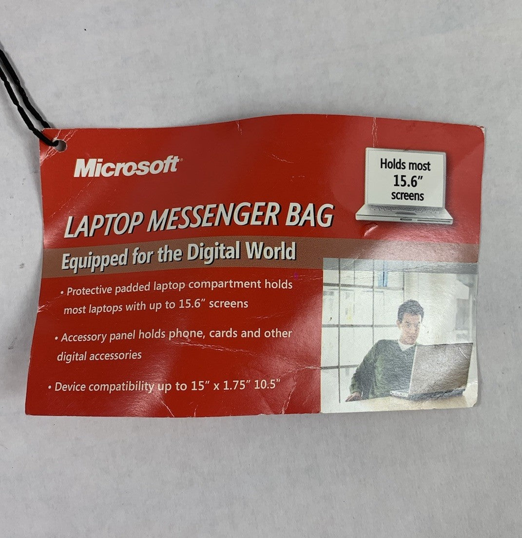Microsoft Vintage Laptop Messenger Bag 16" x 12"