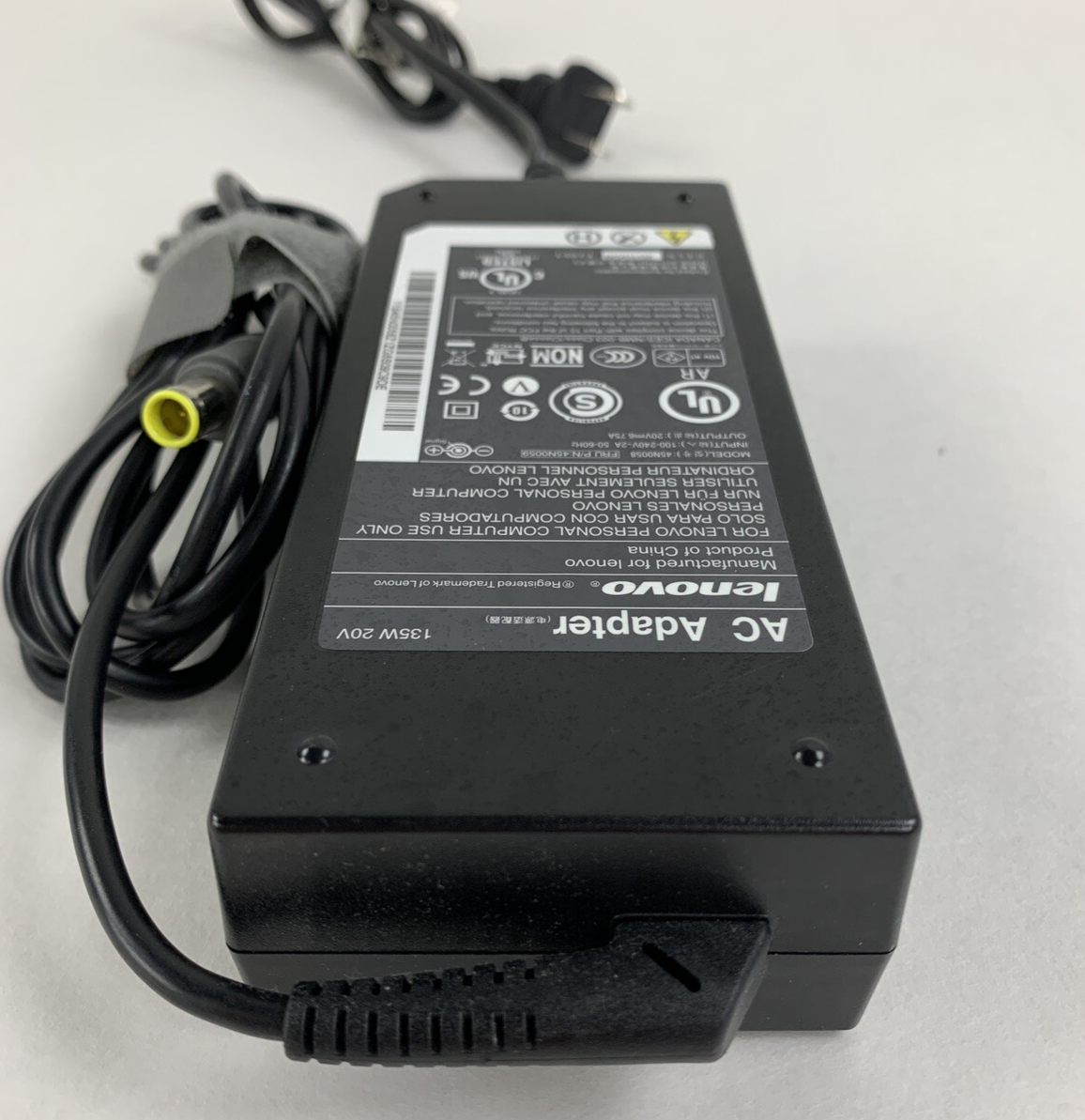 Lenovo 45N0058 FRU P/N 45N0059 ThinkPad 135W 20V AC Power Adapter Lot of 2